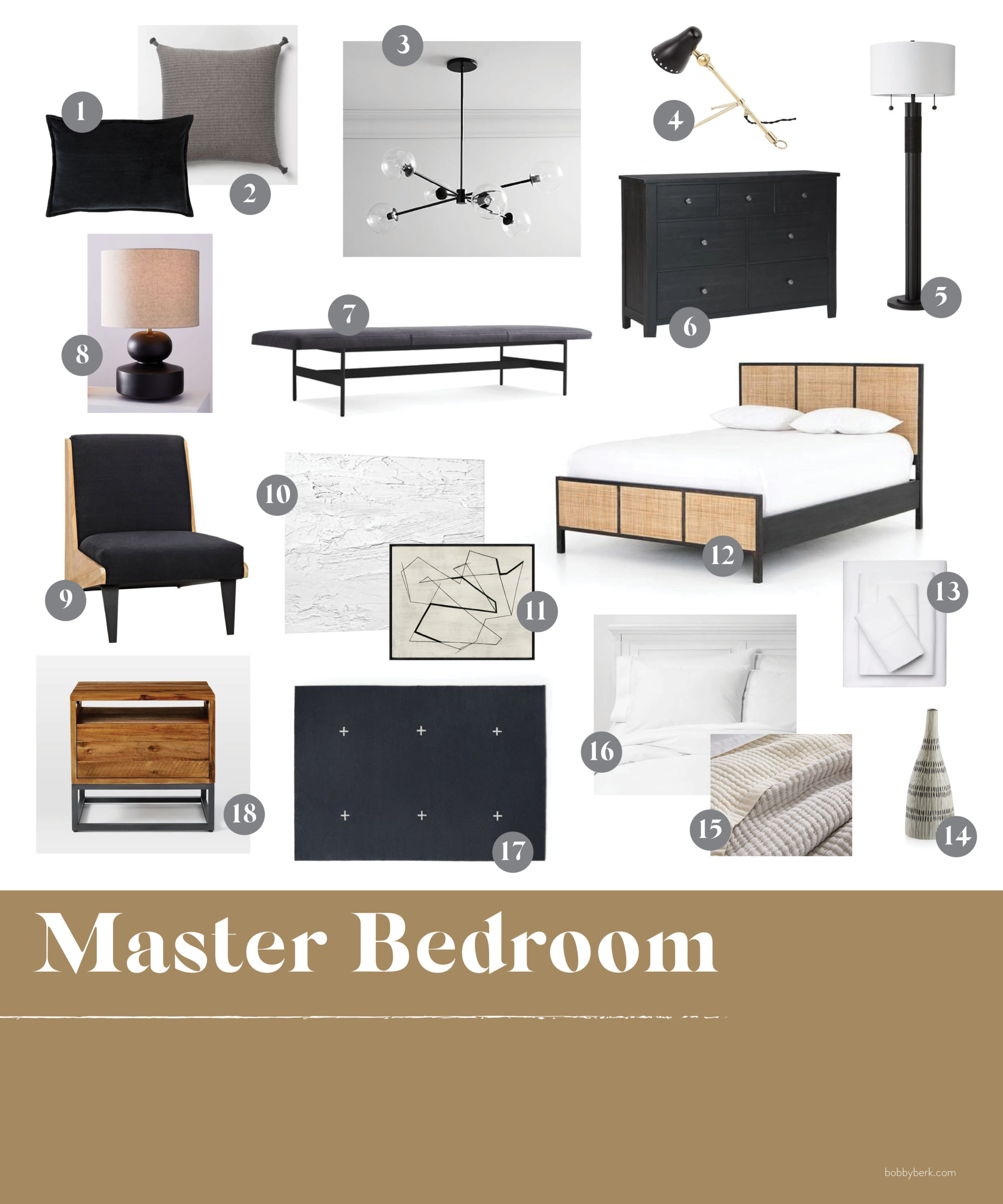 Bobby Berk Neutral Natural Master Bedroom scaled