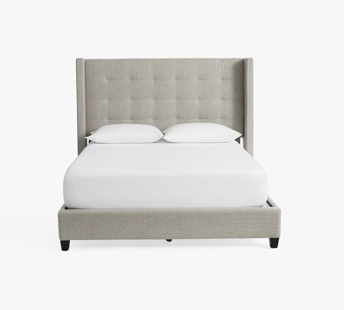 elliot upholstered tufted tall bed 5 o