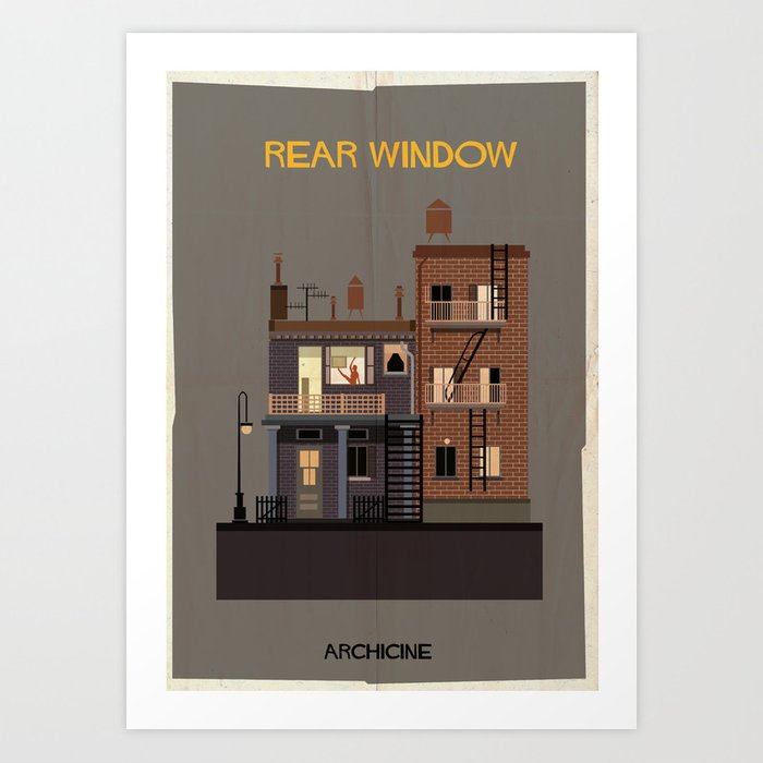 rear window directed by alfred hitchcock prints