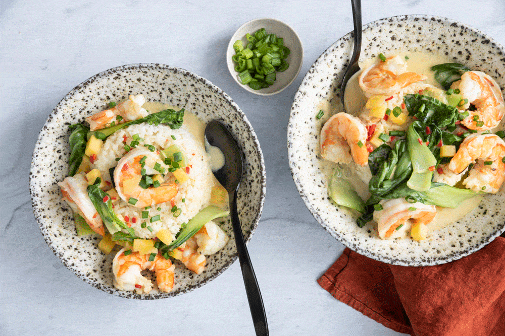 Coconut Curry Shrimp GIF