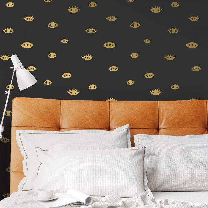 bb4032 eyeseeyou blackandgold bobbyberk tempaper bedroom rgb