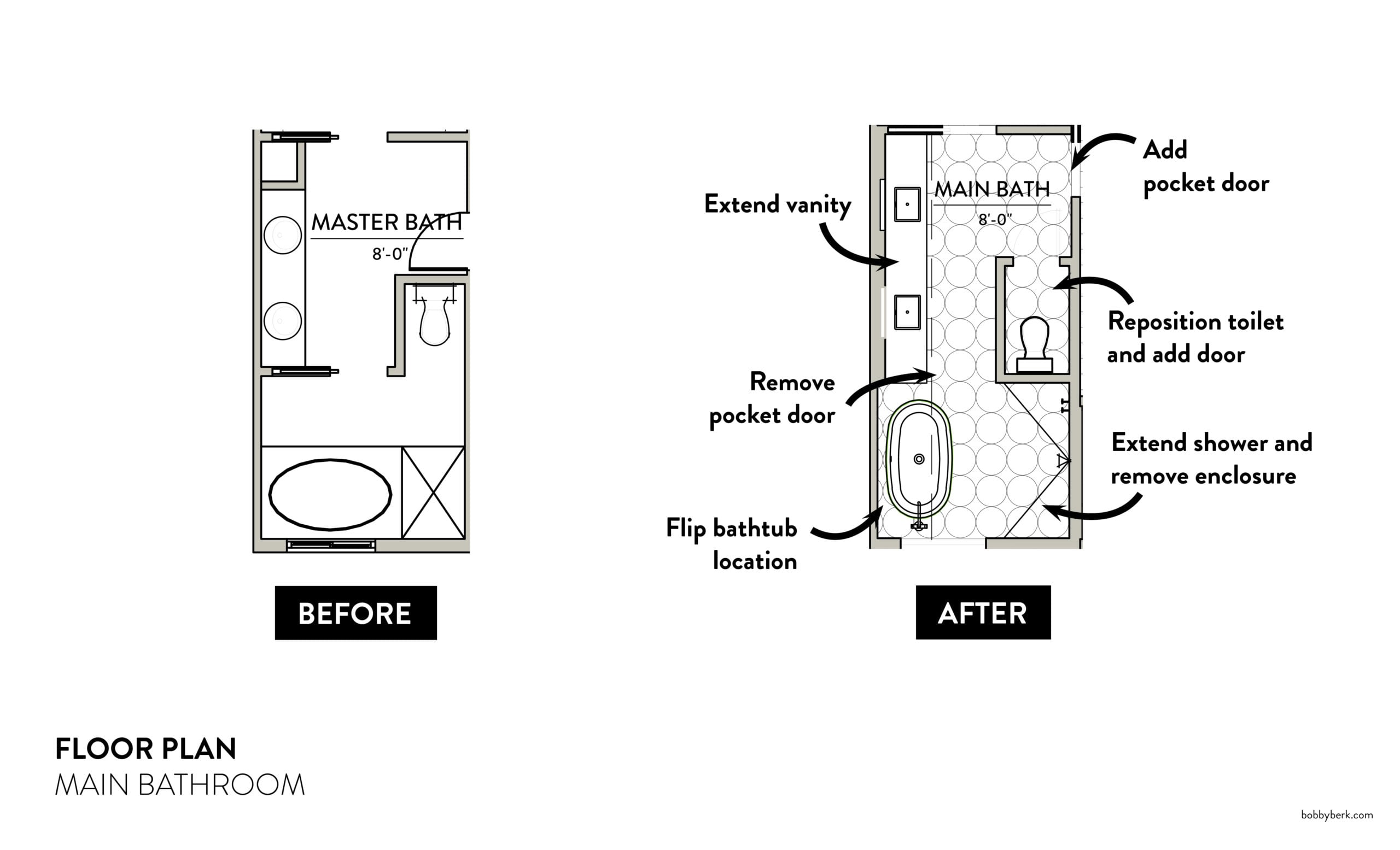 Bobby Berk New Office Main Bathroom Floor Plan scaled