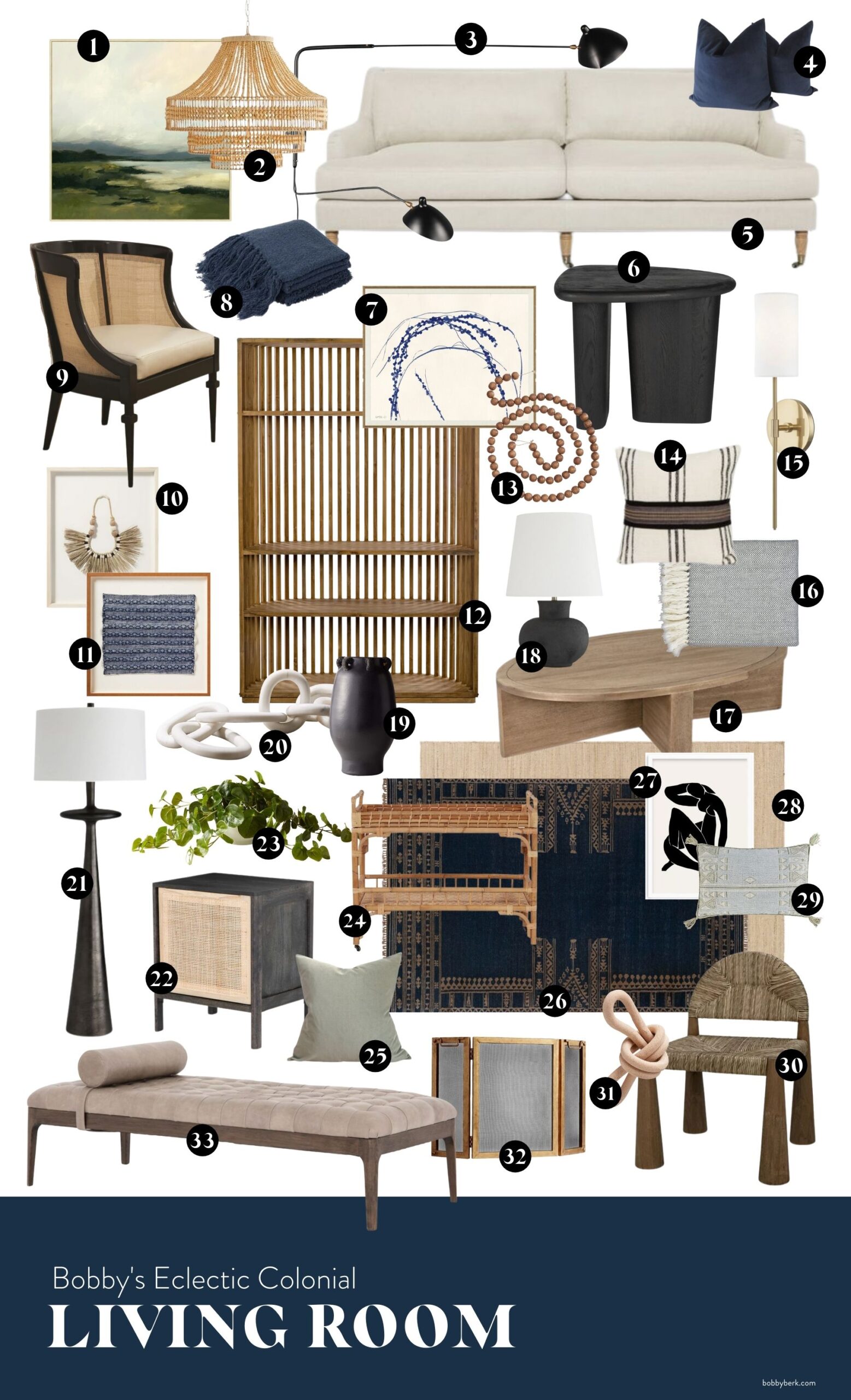 Bobby Berk Design Project Colonial Living Room Products scaled