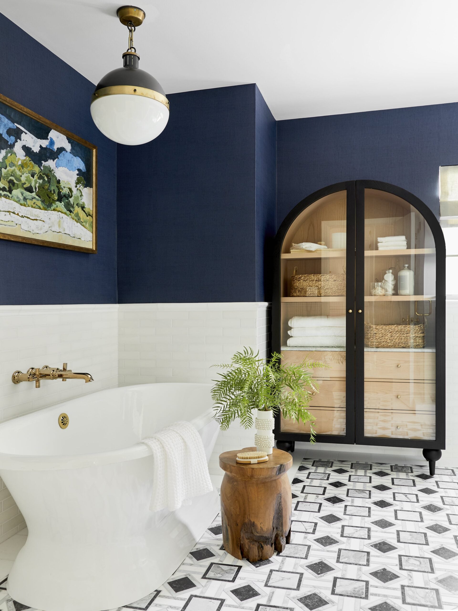 Bobby Berk Eclectic Traditional Guest Bedrooms Bath Interiors 6 scaled