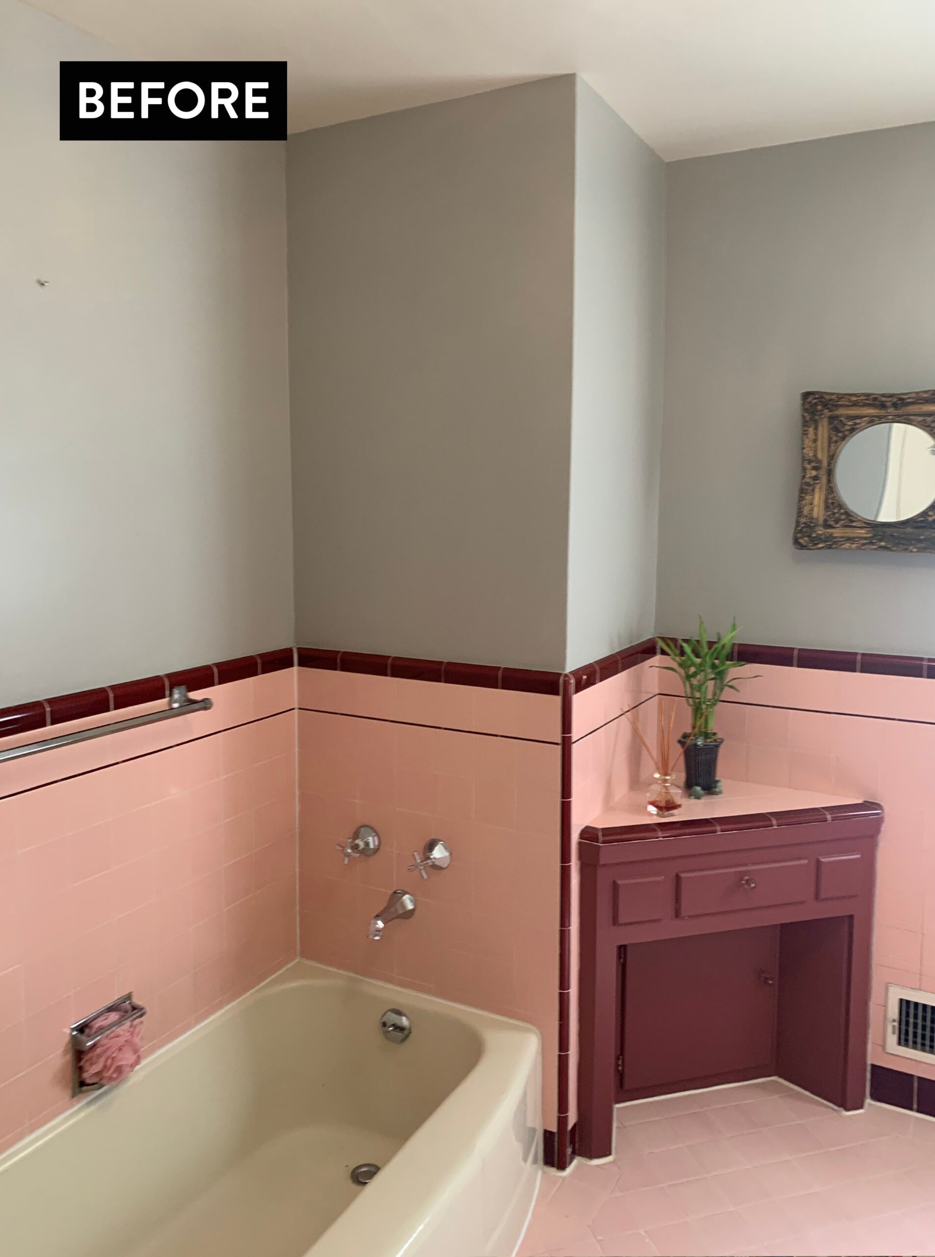 Bobby Berk Traditional Eclectic Bathroom Before 2 scaled