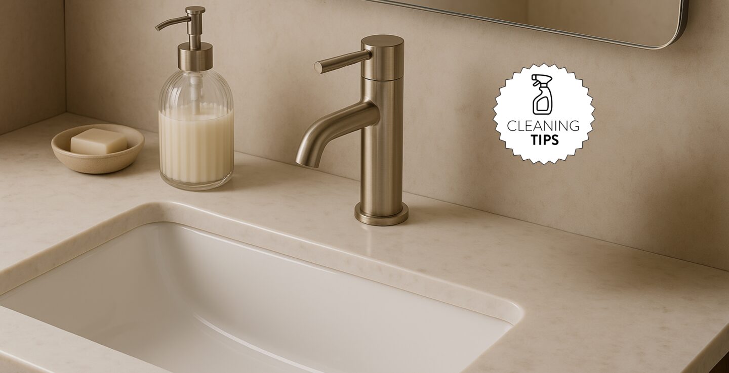4 Foolproof Ways To Clean Your Counters And Sinks - Bobby Berk