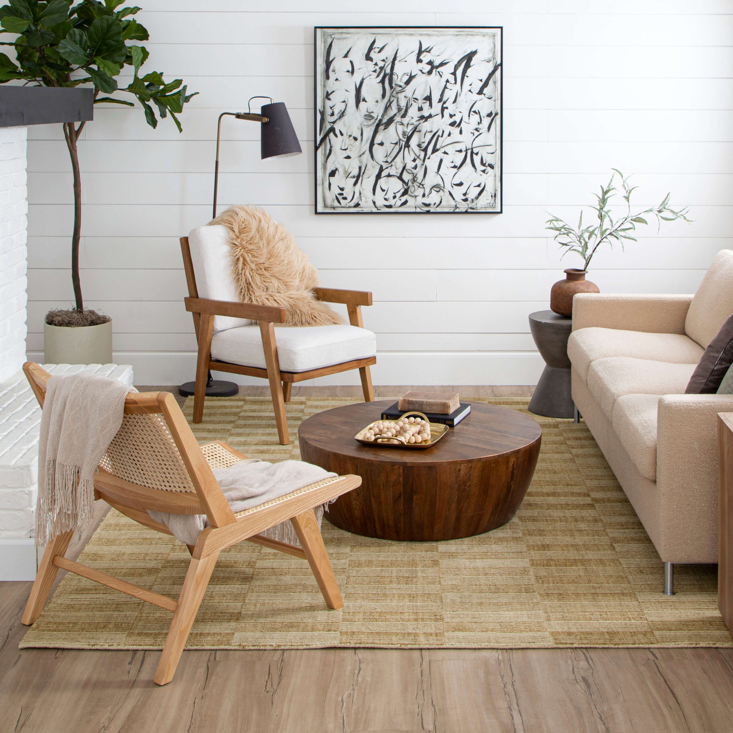 Bobby Berk Broken Stripe Rug in Flint - Bobby Berk