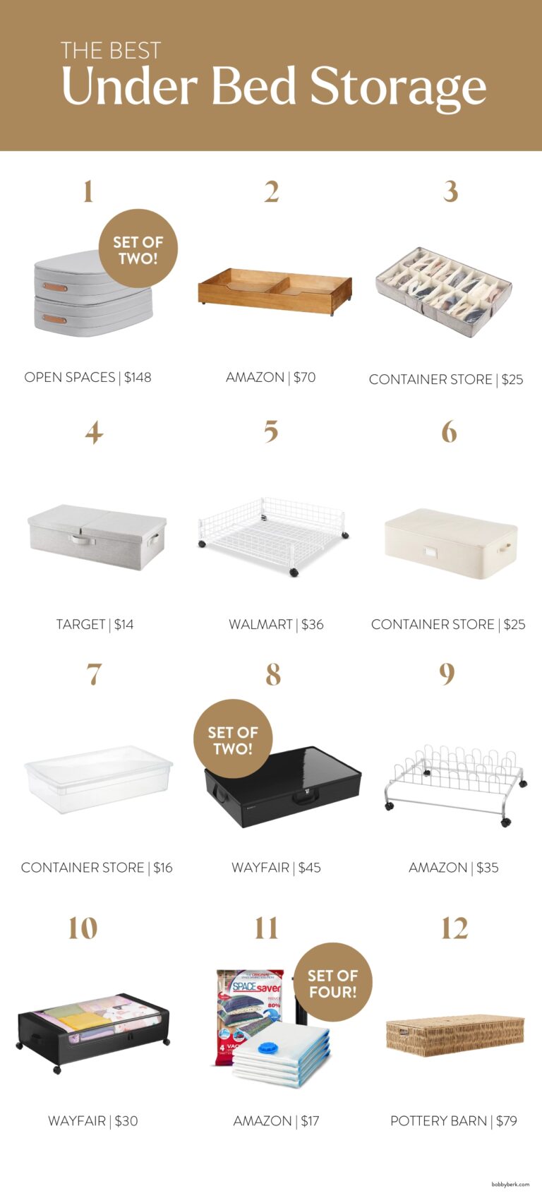 Under Bed Storage: Solutions To Maximize Every Inch - Bobby Berk