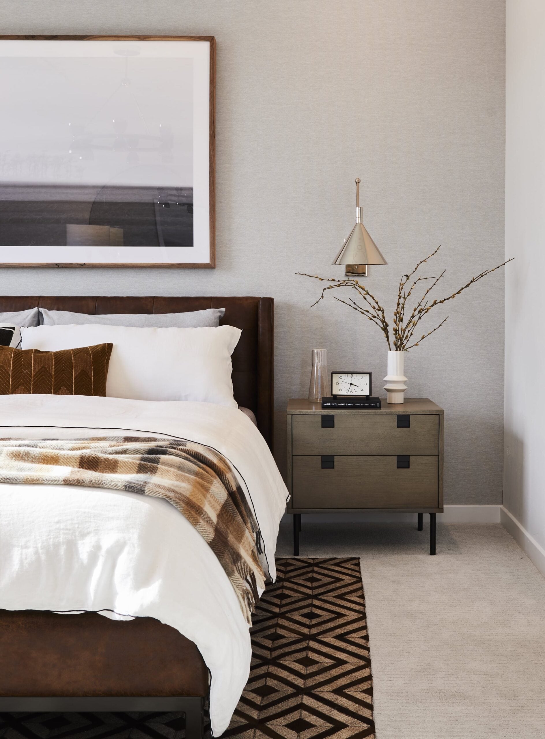 Chrome Masculine Bedroom